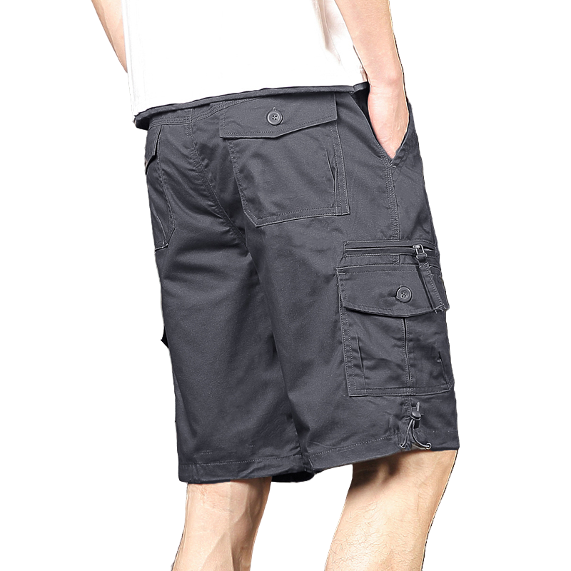 Men'S Fashion Loose Pants - Herren Cargo-Shorts Sommer Mode Atmungsaktiv 100%
