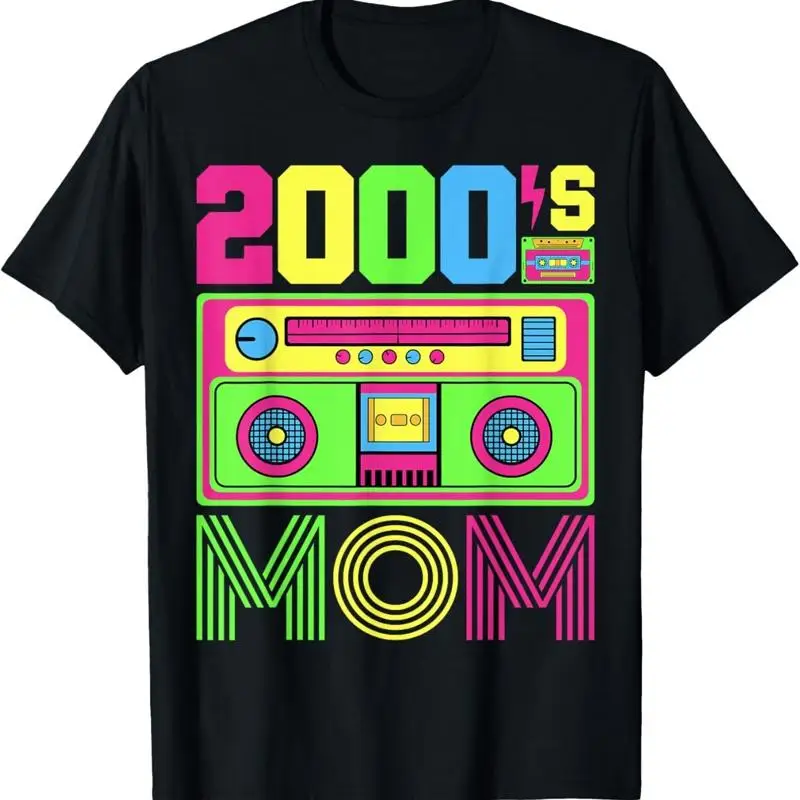 Mens Fashion Early 2000S - 2000er-Jahre-Mom-Outfit, 2000er-Jahre-Hip-Hop-Kostüm, T-Shirt im frühen Mode-Stil