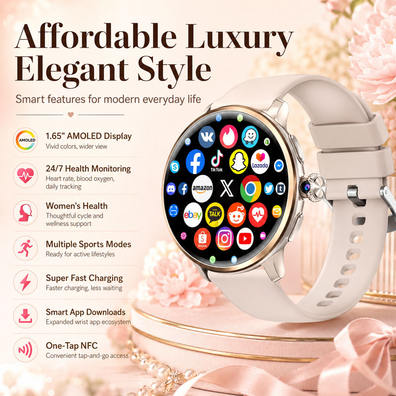 Men'S Fashion App - 4G-Videoanruf-Smartwatches für Männer, 3+32 GB, Herzfrequenz-