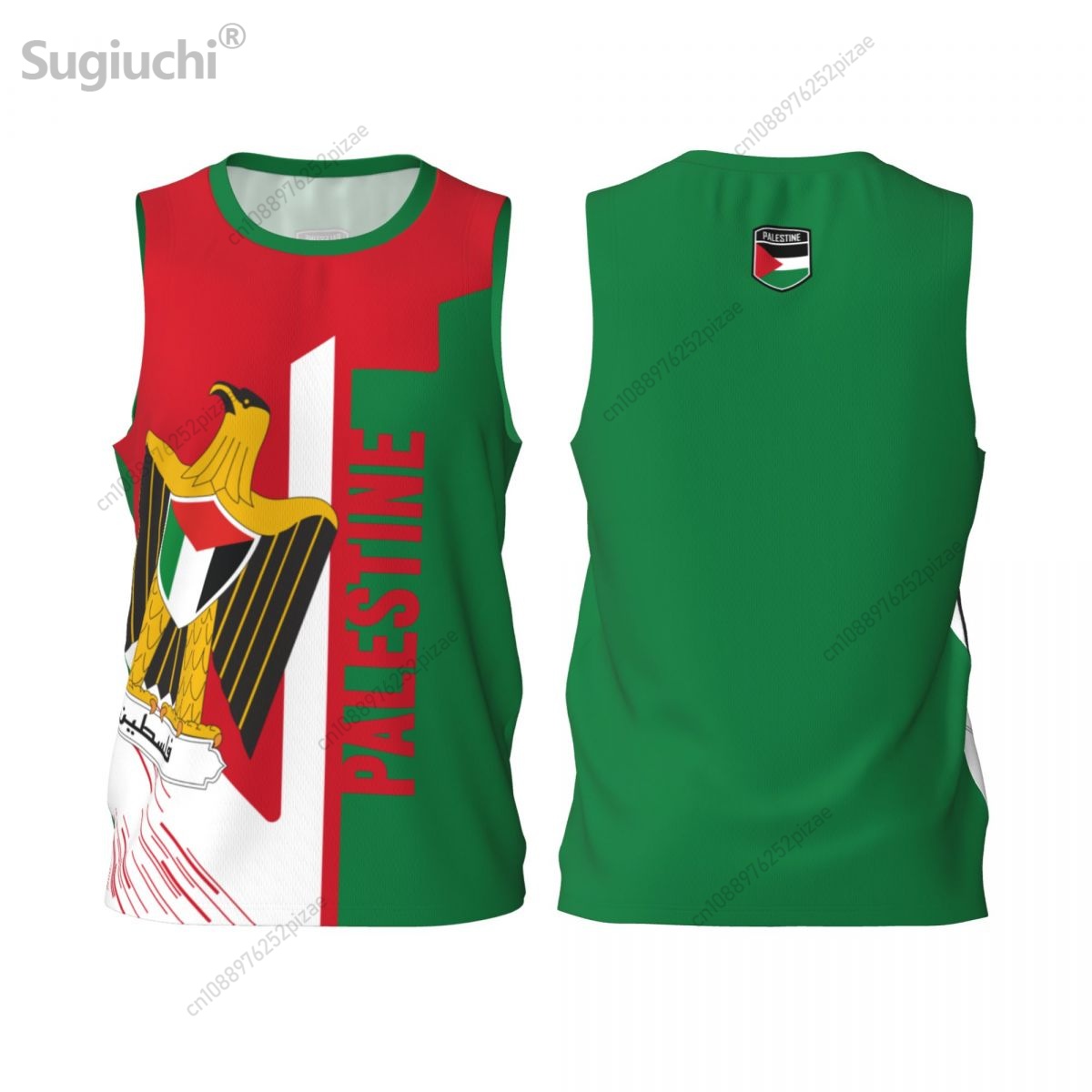 Men'S Fashion Names - Personalisierte T-Shirts mit Palästina-Flagge in 3D,