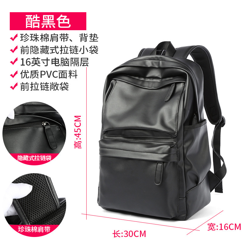 Men'S Fashion And Style - Herrenrucksack PVC Koreanischer Stil Business Rucksack