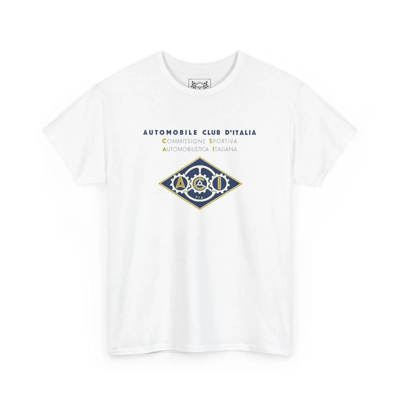 Men'S Fashion History - Italienisches Auto Club Vintage T-Shirt, Rennsportgeschichte,