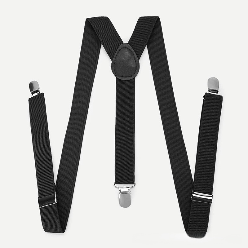 Suspenders Clip Men - Hochelastische, verstellbare Herren-Hosenträger mit 3 starken