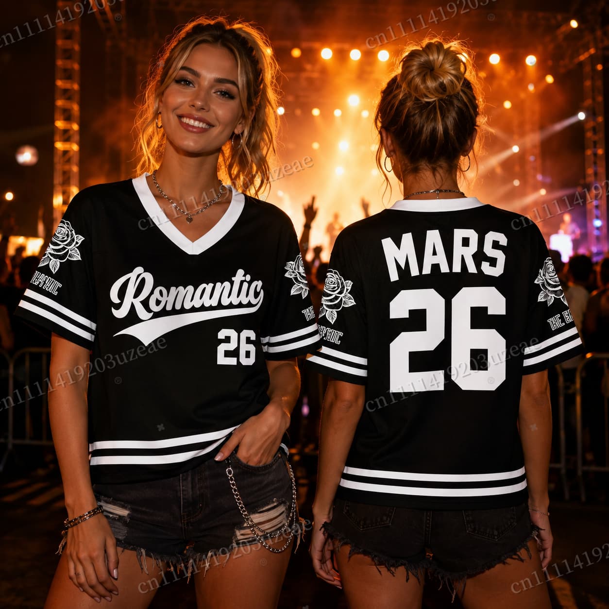 Men'S Fashion For 70 Year Old - Romantisches Tour-Fußball Bruno Mars Konzert T-Shirt