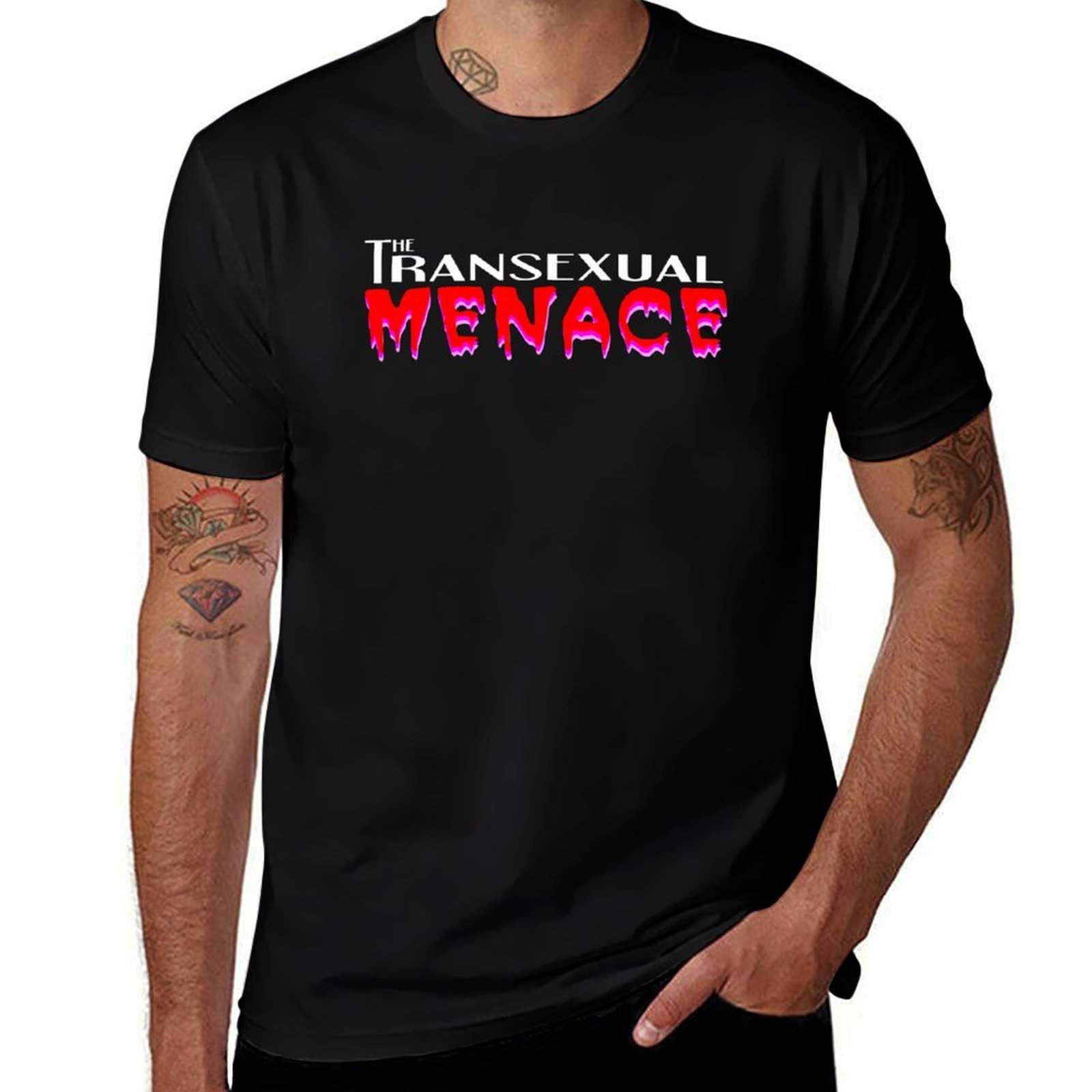 Men'S Fashion History - Die Transsexuelle Bedrohung (Mimeografische Geschichte) T-Shirt