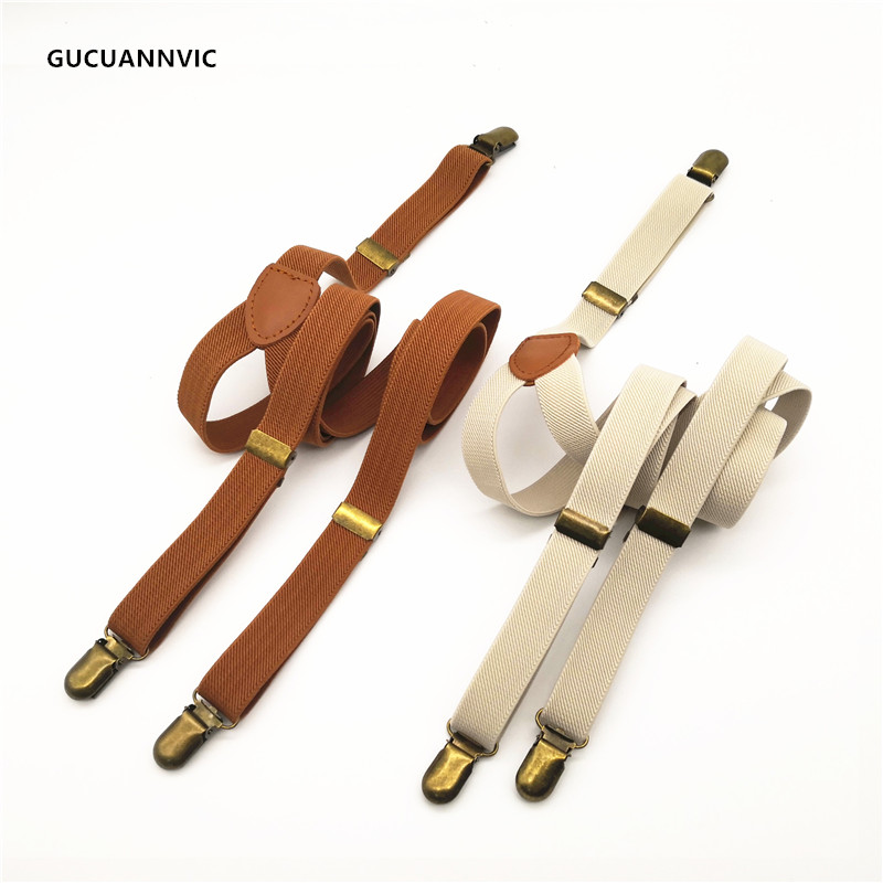 Suspenders Clip Men - 2*100cm Männer Hosenträger Hosen 3 Clips