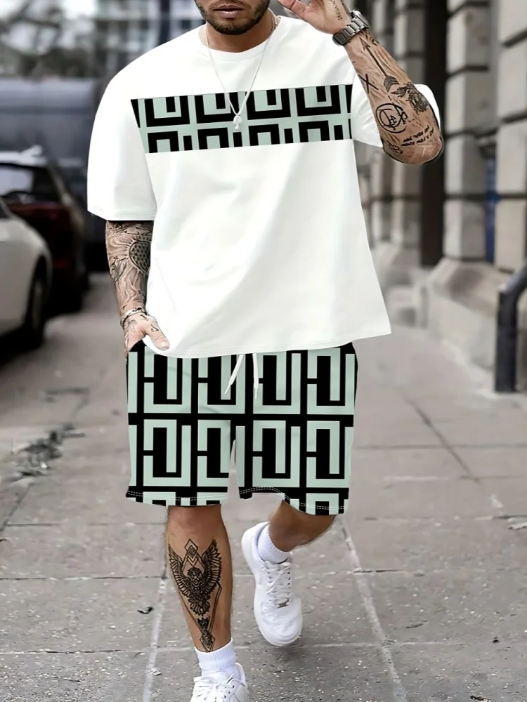 Men'S Fashion And Style - Sommerlicher neuer Stil: Herren-Kurzarm-Shorts mit atmungsaktivem
