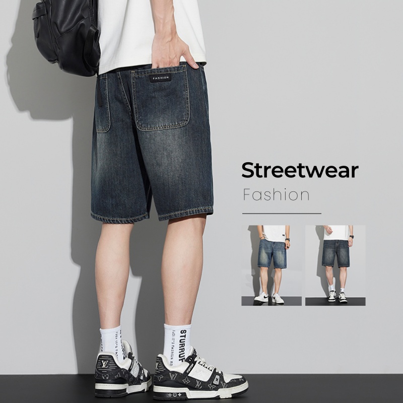 Jeans Pants Fashion Men - Männer Vintage Denim Shorts Sommer Dünne