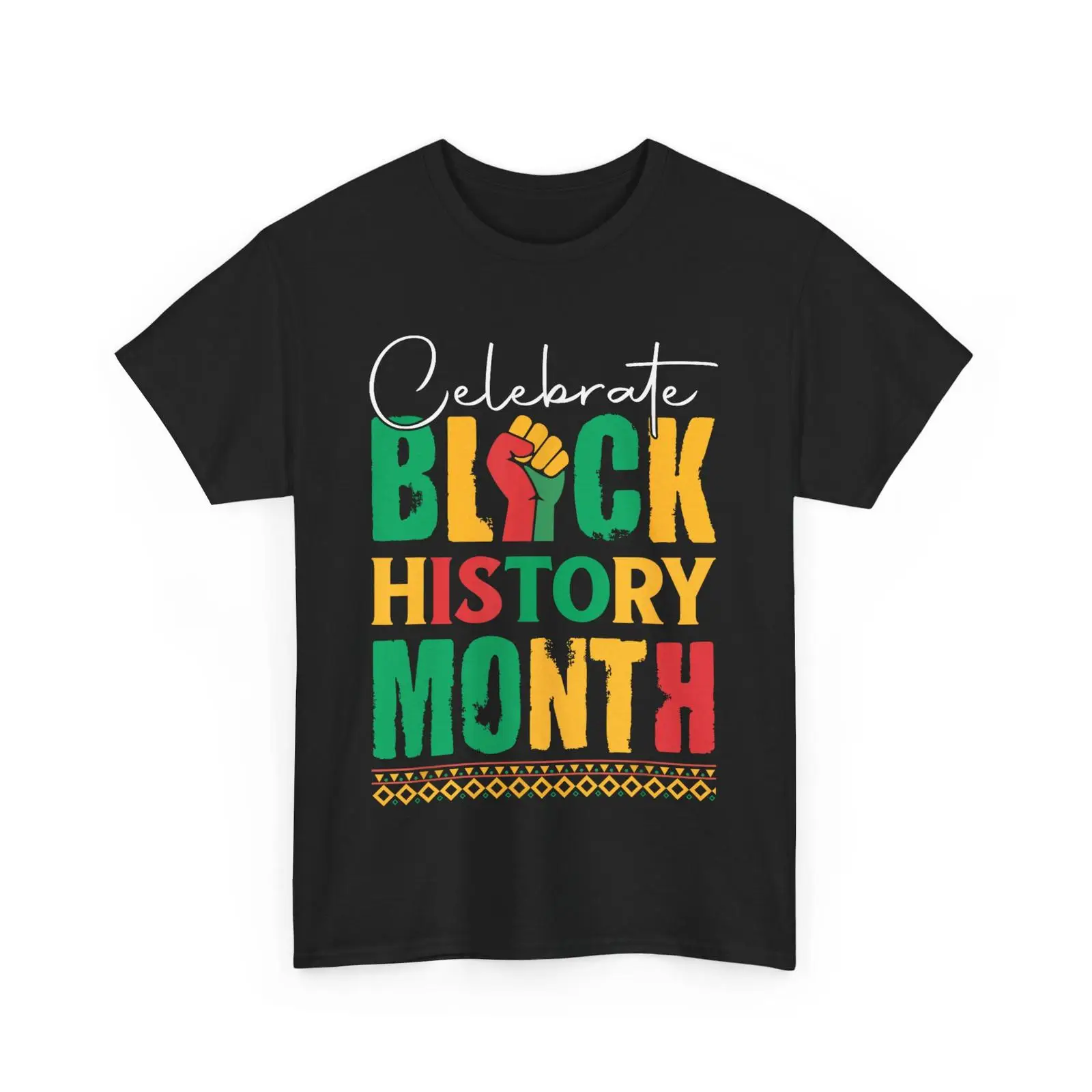 Men'S Fashion History - T-Shirt zum Feiern des Black History