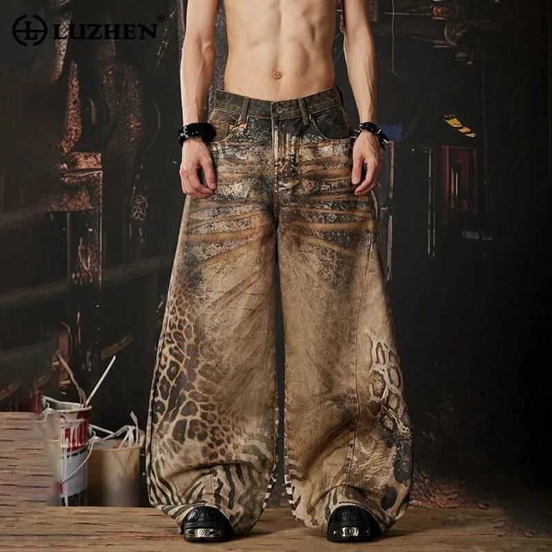Men'S Fashion For 70 Year Old - LUZHEN 2026 Neue Original Y2K-Style Baggy