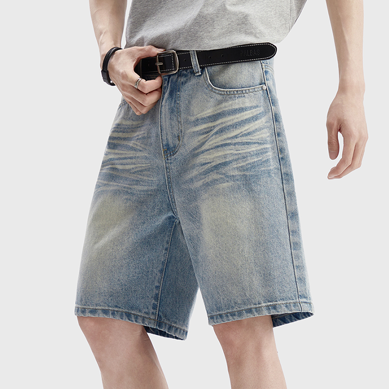 Jeans Pants Fashion Men - Vintage Washed Denim Shorts für Herren,