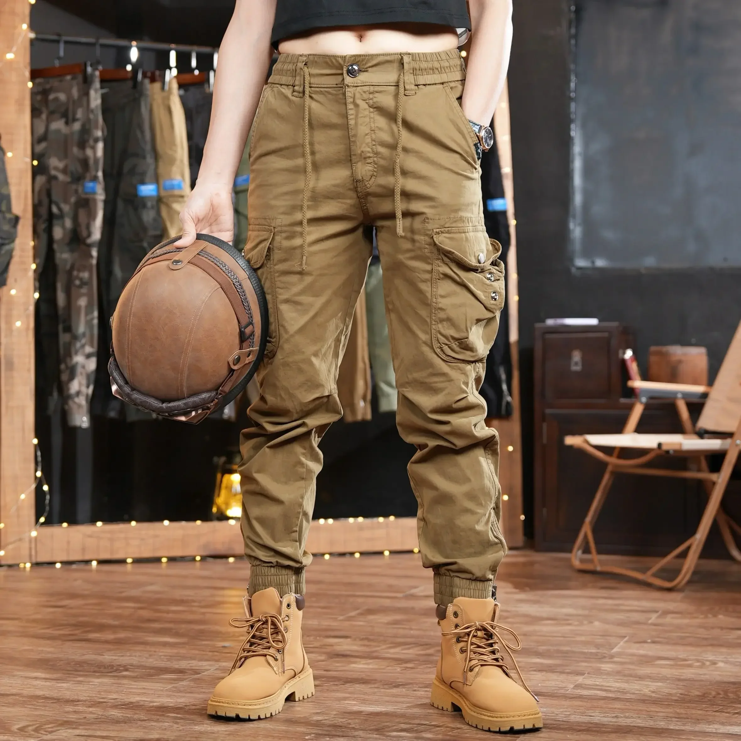 Men'S Fashion Trousers - Multi Pocket Outdoor-Hose Mann Cargohose für