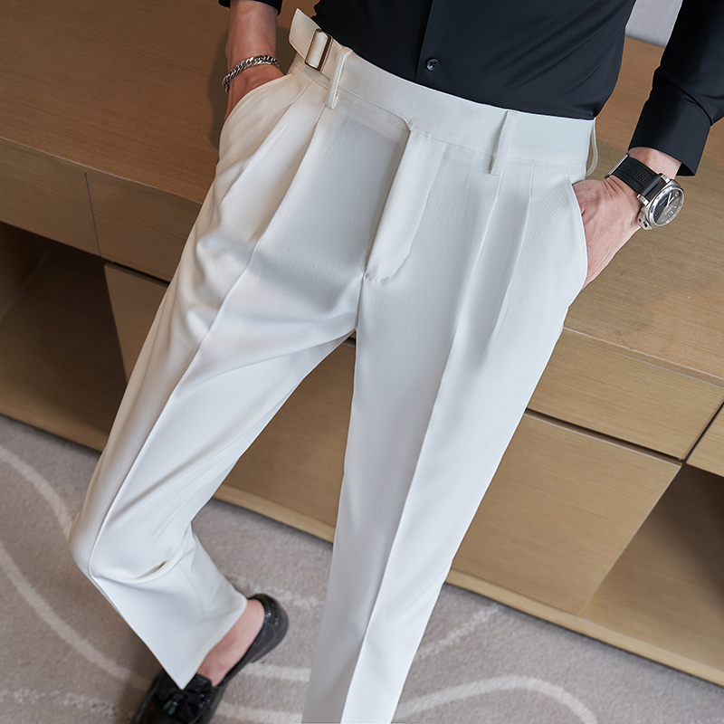 2026 Neue schwarze Anzughose f – Men'S Fashion Khaki Pants Bewertung und Preis