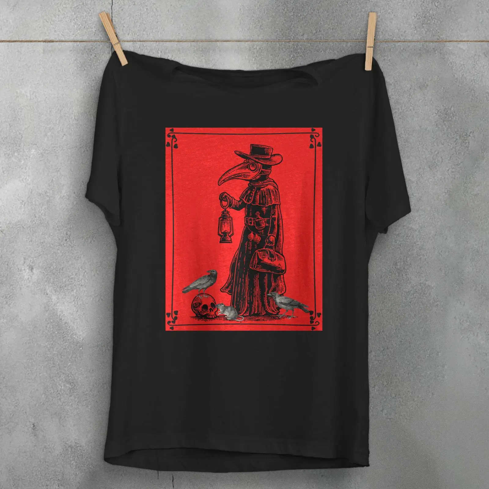 Plague Doctor T-Shirt Gothic H – Men'S Fashion History Bewertung und Preis