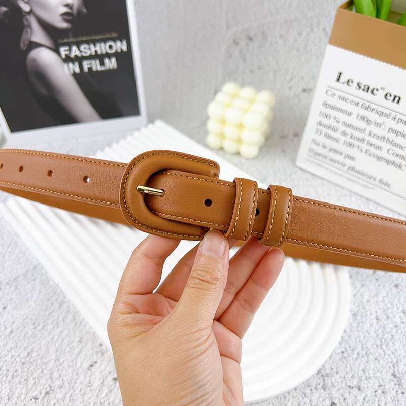 Licht Luxus Candy Farbe Rindsl – Leather Belt Braided Bewertung und Preis