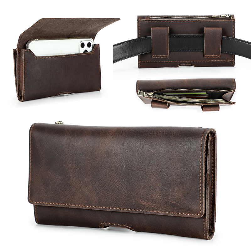 Rindsleder Hüft tasche Telefon – Leather Belt Braided Bewertung und Preis
