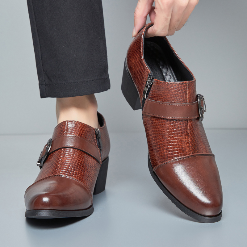 Herren-Lederschuhe mit hohem A – Men'S Fashion Formal Bewertung und Preis
