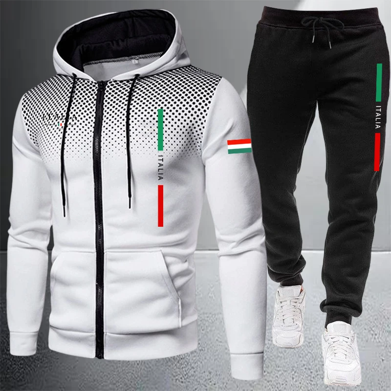 Herren-Trainingsanzug Lässiger – Mens Fashion Zip Up Bewertung und Preis