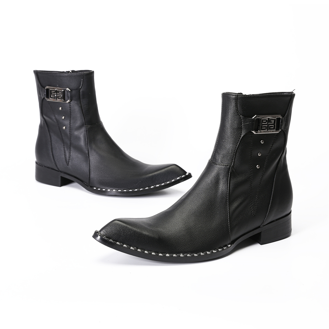 Modische schwarze Herren-Stief – Men'S Fashion Formal Bewertung und Preis