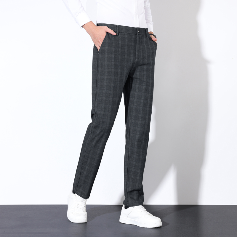 Baumwolle Plaid Gestreiften Kl – Men'S Dress Pants Fashion Bewertung und Preis