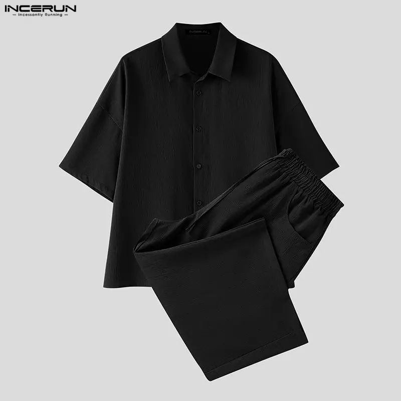 INCERUN Herren-Sets: Einfarbig – Men'S Fashion Loose Pants Bewertung und Preis