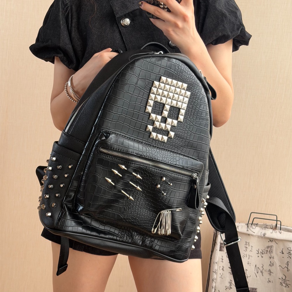 Original Schwarzer Rucksack mi – Mens Fashion Zip Up Bewertung und Preis