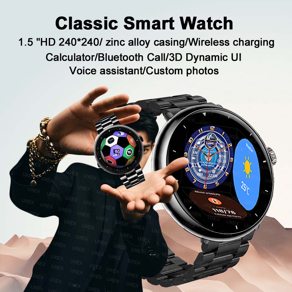 Frauen Mode Smartwatch 1,5 Zol – Men'S Fashion App Bewertung und Preis