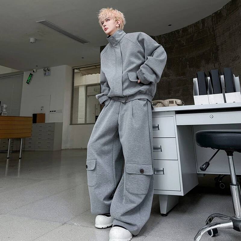 LUZHEN Farbige Strickjacke 202 – Men'S Fashion Loose Pants Bewertung und Preis
