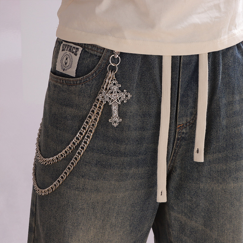 Mode Punk Metall Hosen Kette H – Jeans Pants Fashion Men Bewertung und Preis