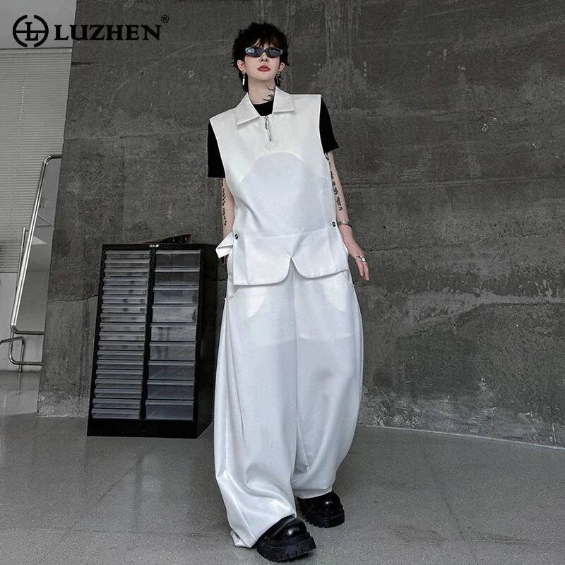 LUZHEN Weste 2026 Mode Sommer  – Men'S Fashion Loose Pants Bewertung und Preis