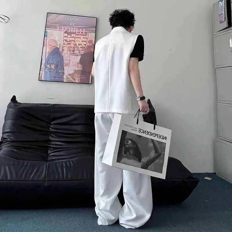 LUZHEN Weste 2026 Mode Sommer  – Men'S Fashion Loose Pants Bewertung und Preis