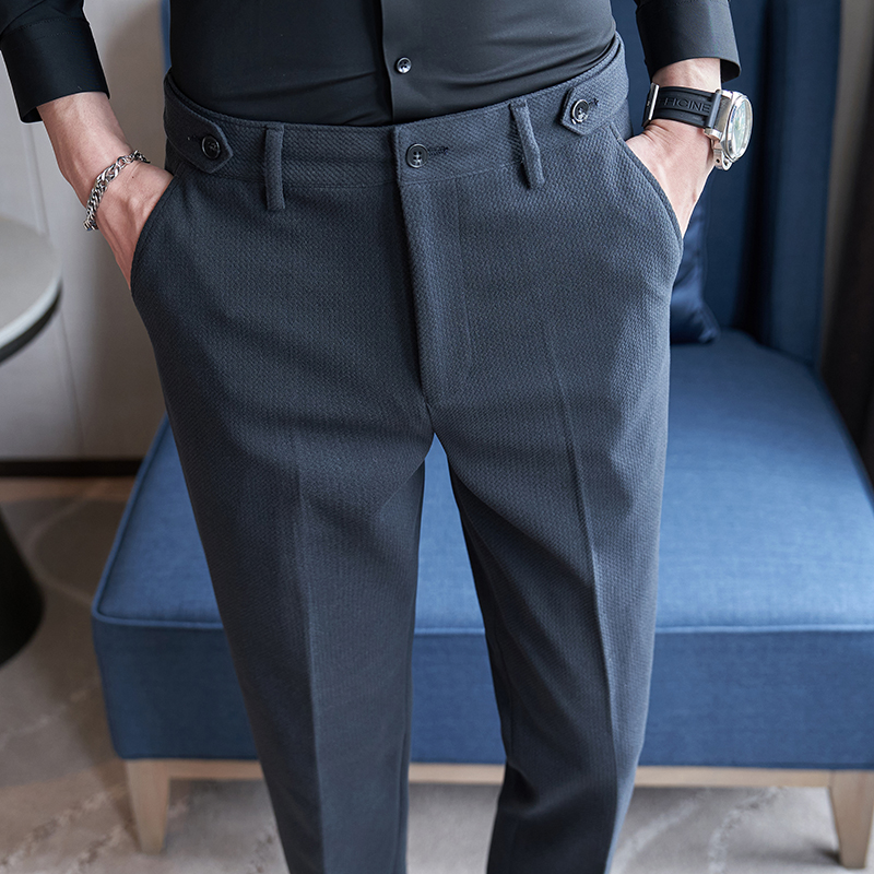 2026 Neue Schwarze Herrenanzug – Men'S Fashion Khaki Pants Bewertung und Preis