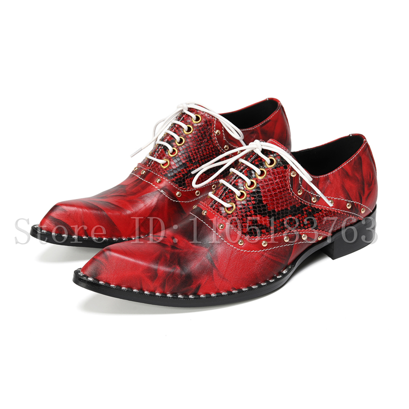 Luxuriöse handgefertigte rote  – Men'S Fashion Formal Bewertung und Preis