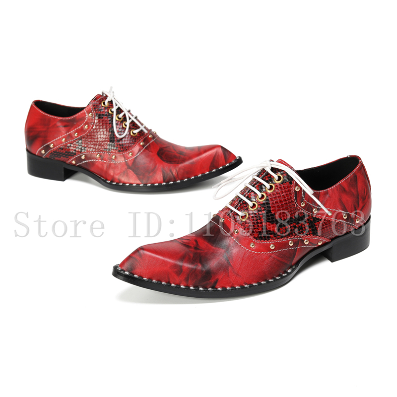 Luxuriöse handgefertigte rote  – Men'S Fashion Formal Bewertung und Preis