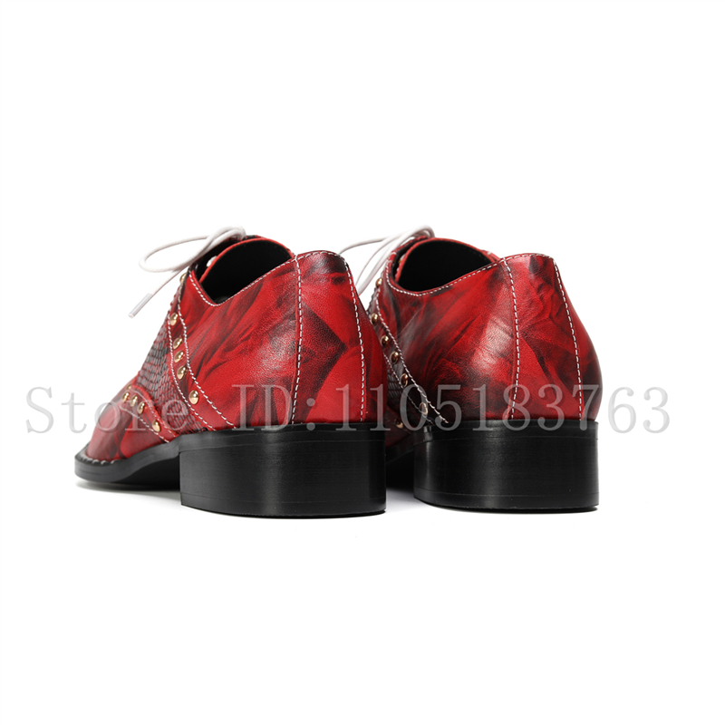 Luxuriöse handgefertigte rote  – Men'S Fashion Formal Bewertung und Preis