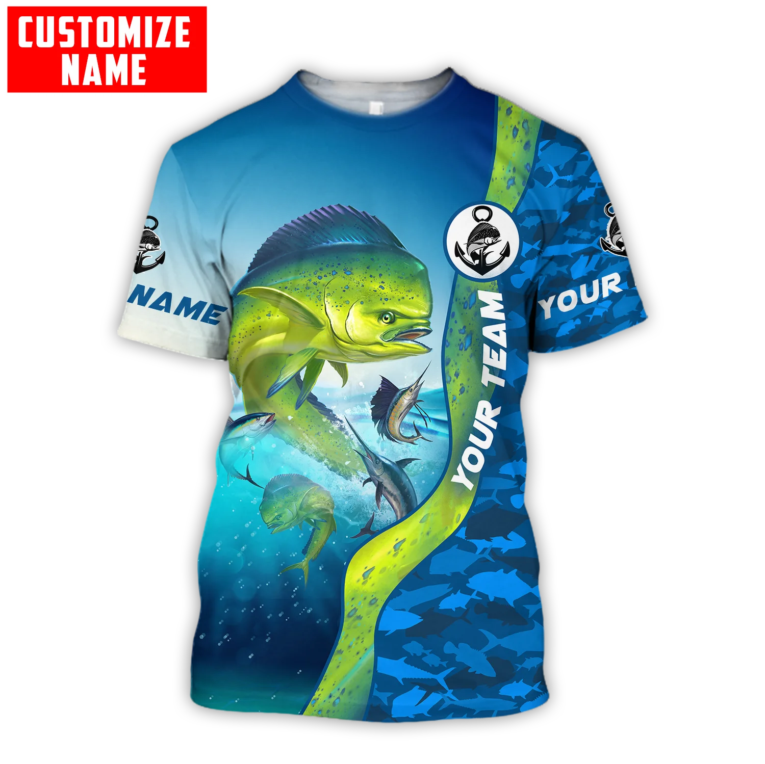 Custom name Mahi-mahi angeln w – Men'S Fashion Names Bewertung und Preis