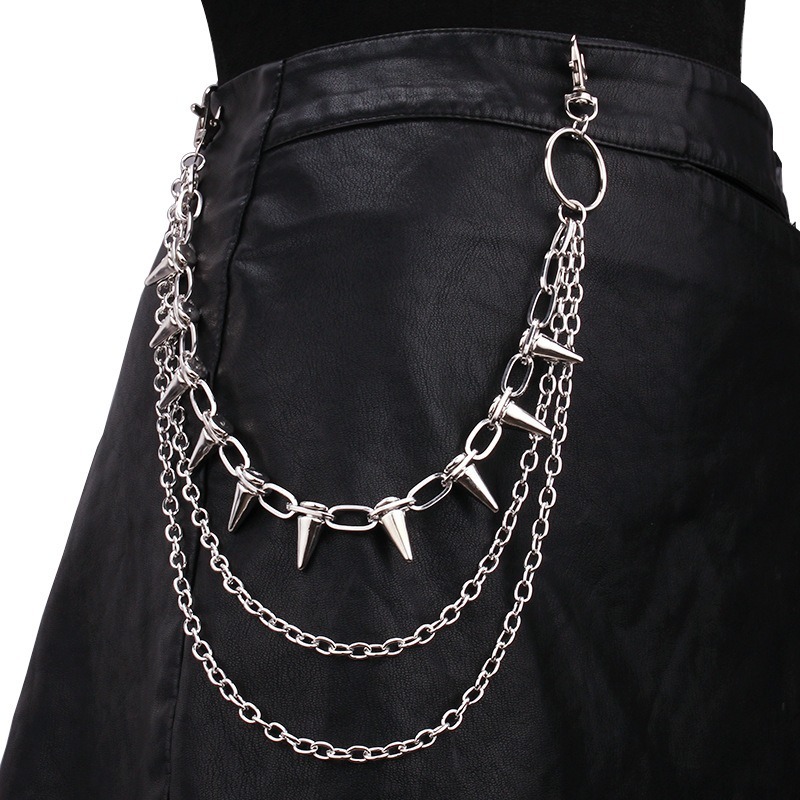 Hip Hop Punk Rock Metall Hosen – Jeans Pants Fashion Men Bewertung und Preis