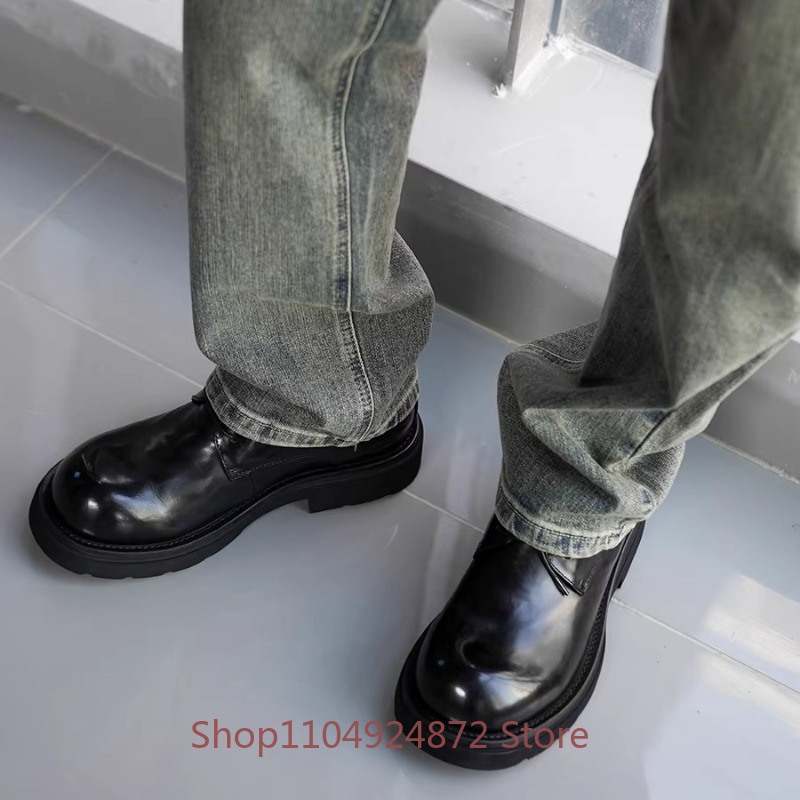 Luxuriöse Modische Runde Derby – Men'S Fashion Formal Bewertung und Preis