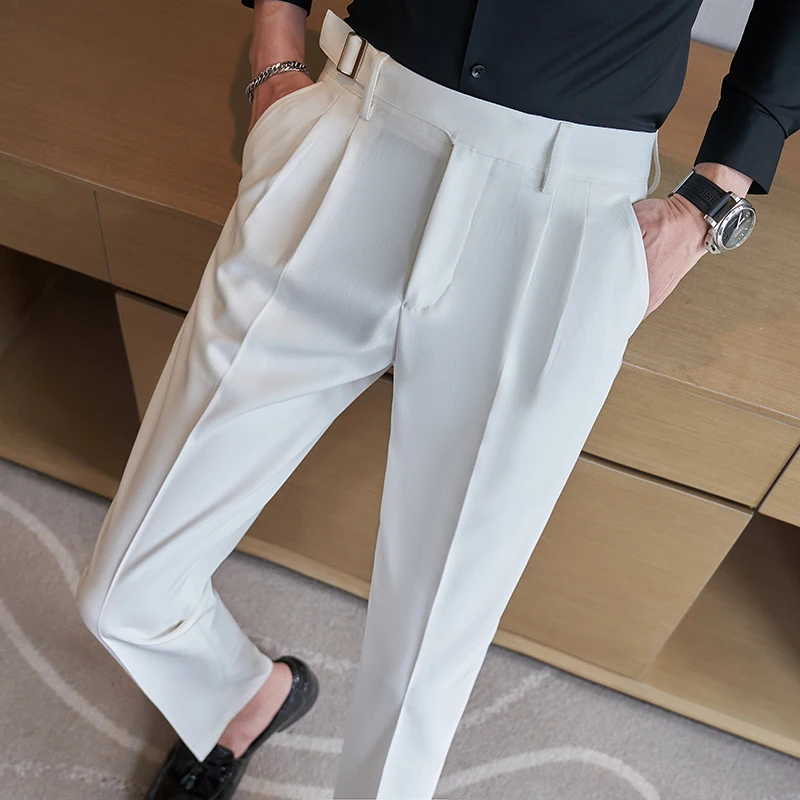 Marineblaue Herrenanzughose, W – Men'S Fashion Khaki Pants Bewertung und Preis