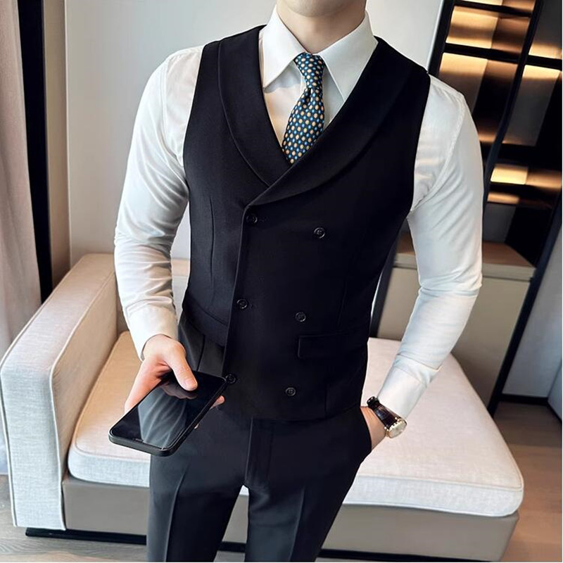 (Weste + Hose) Herren Doppelre – Men'S Dress Pants Fashion Bewertung und Preis