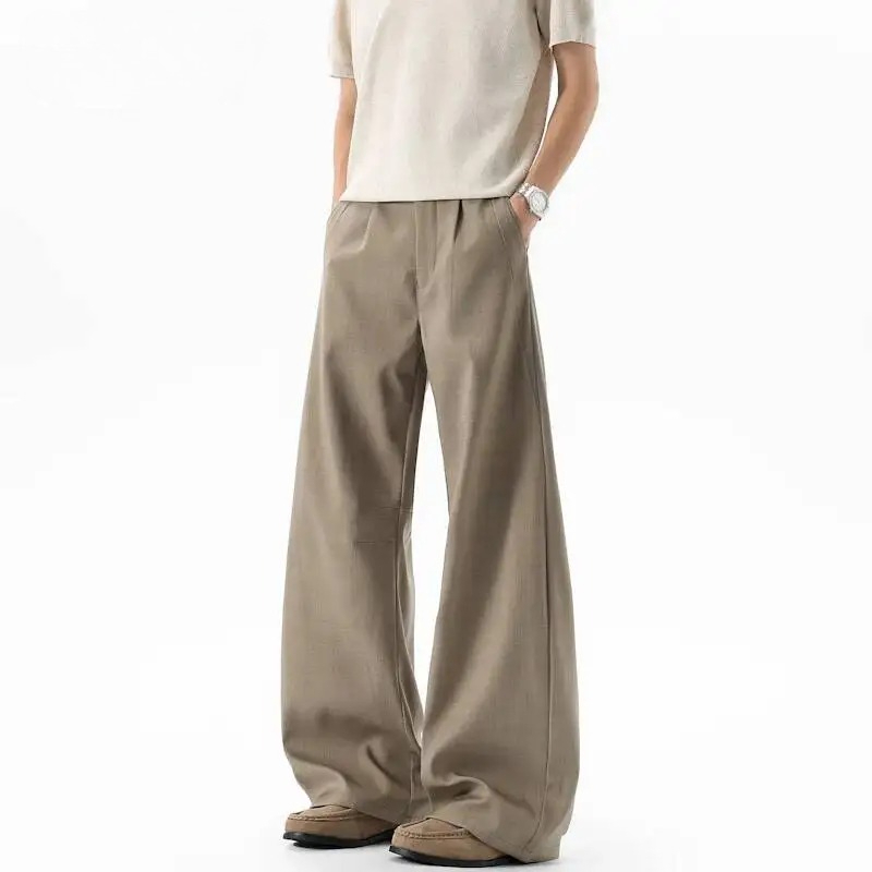 Khaki Vintage Plissierte Herre – Men'S Fashion Khaki Pants Bewertung und Preis