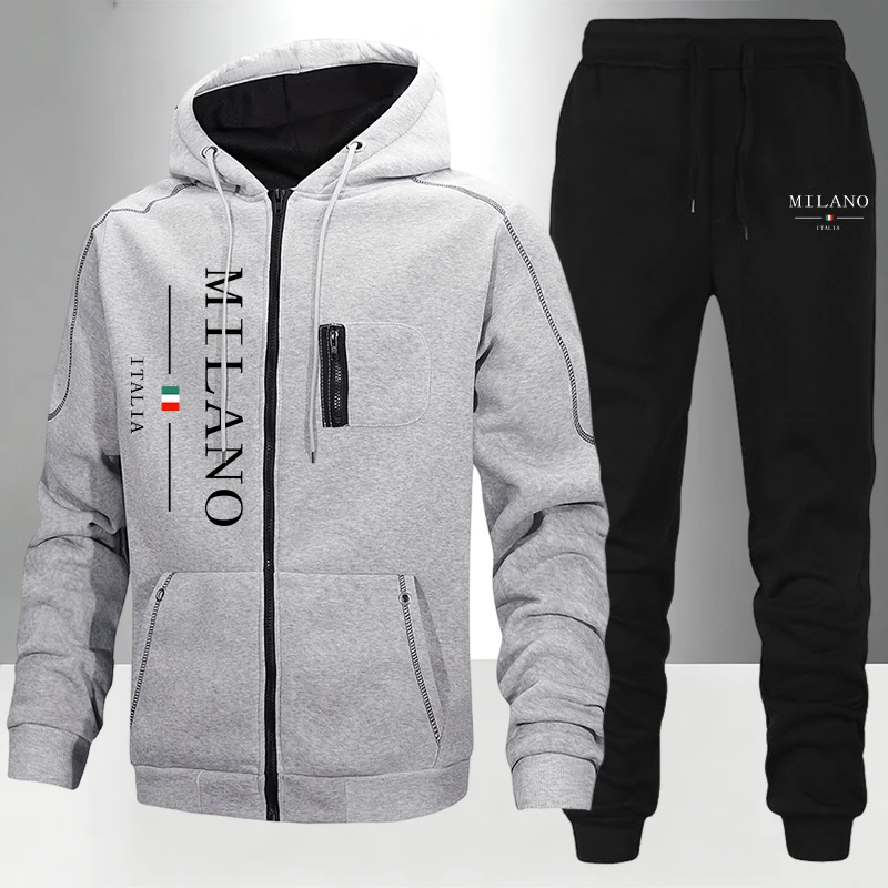 Italienische Mode Herren-Set/M – Mens Fashion Zip Up Bewertung und Preis