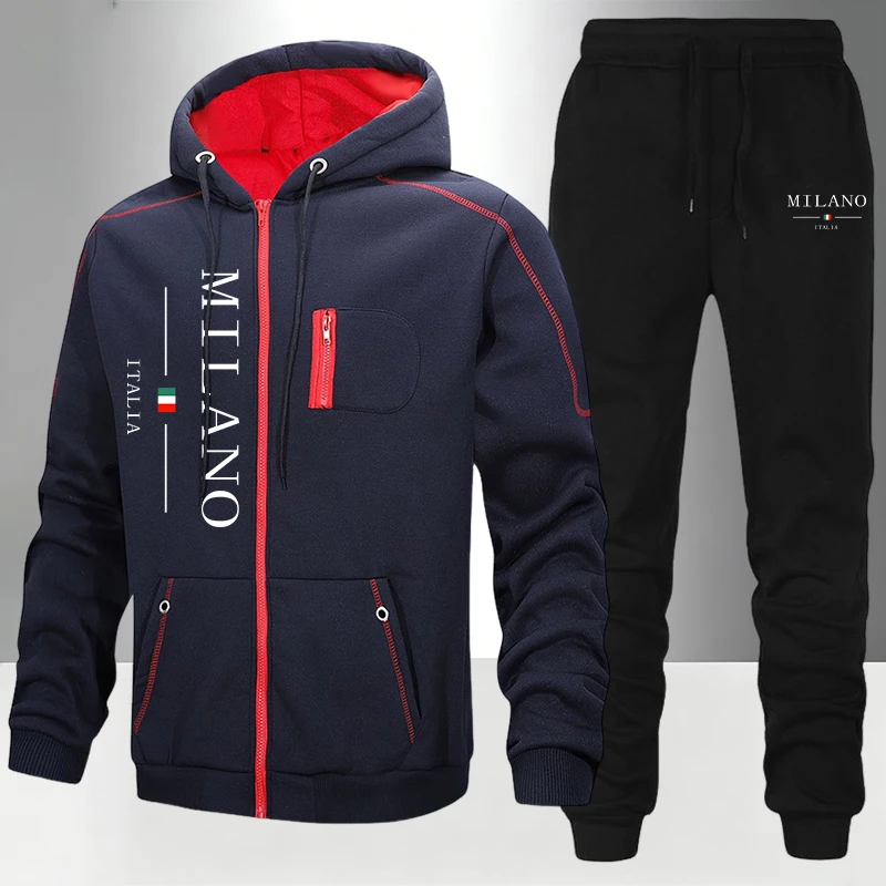 Italienische Mode Herren-Set/M – Mens Fashion Zip Up Bewertung und Preis