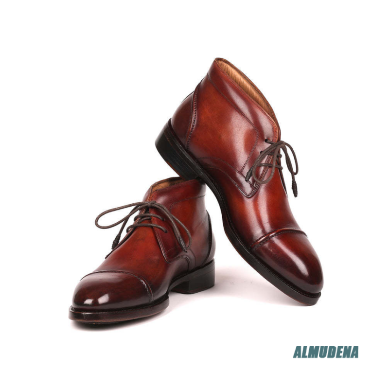 Dunkelbraune, polierte Leder-C – Men'S Fashion Formal Bewertung und Preis