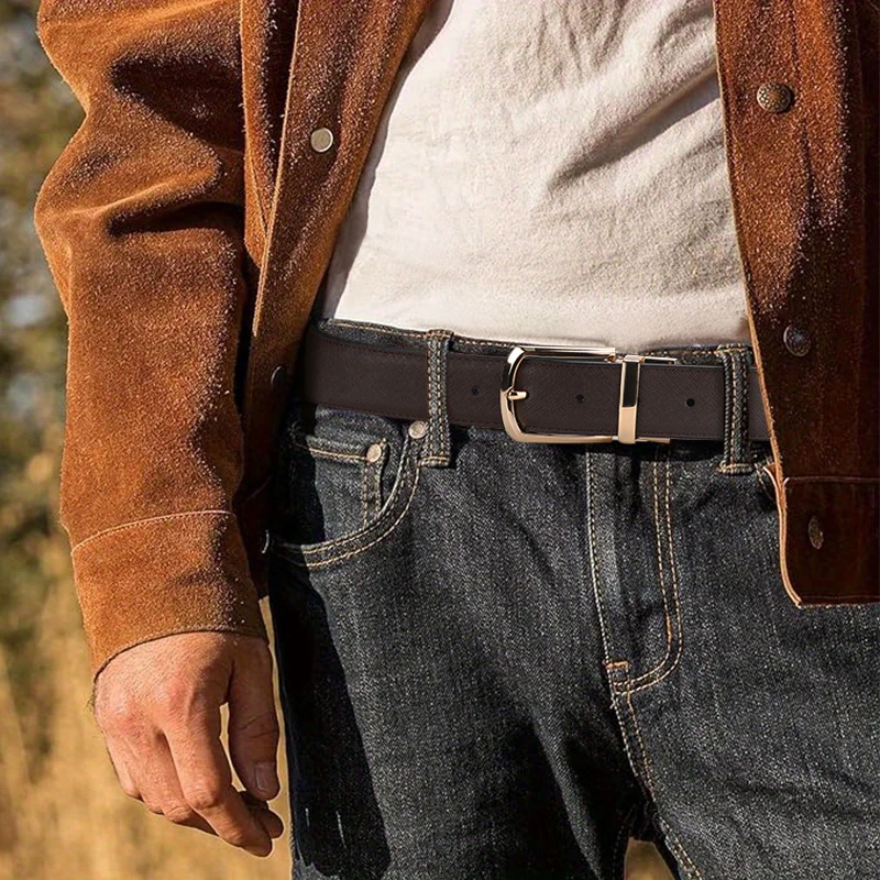 1pc Herren Business Echt leder – Leather Belt Braided Bewertung und Preis