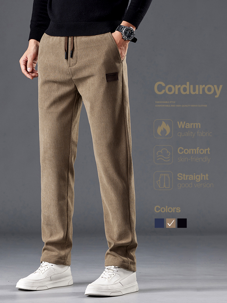 Männer Cord Hosen Herbst Neue  – Men'S Fashion Khaki Pants Bewertung und Preis
