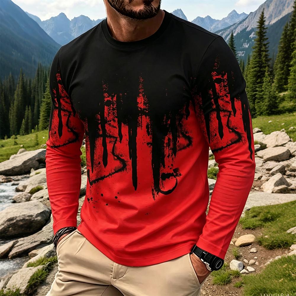 Herren Gradient Ink Splash Lan – Men'S Fashion T Shirts Bewertung und Preis