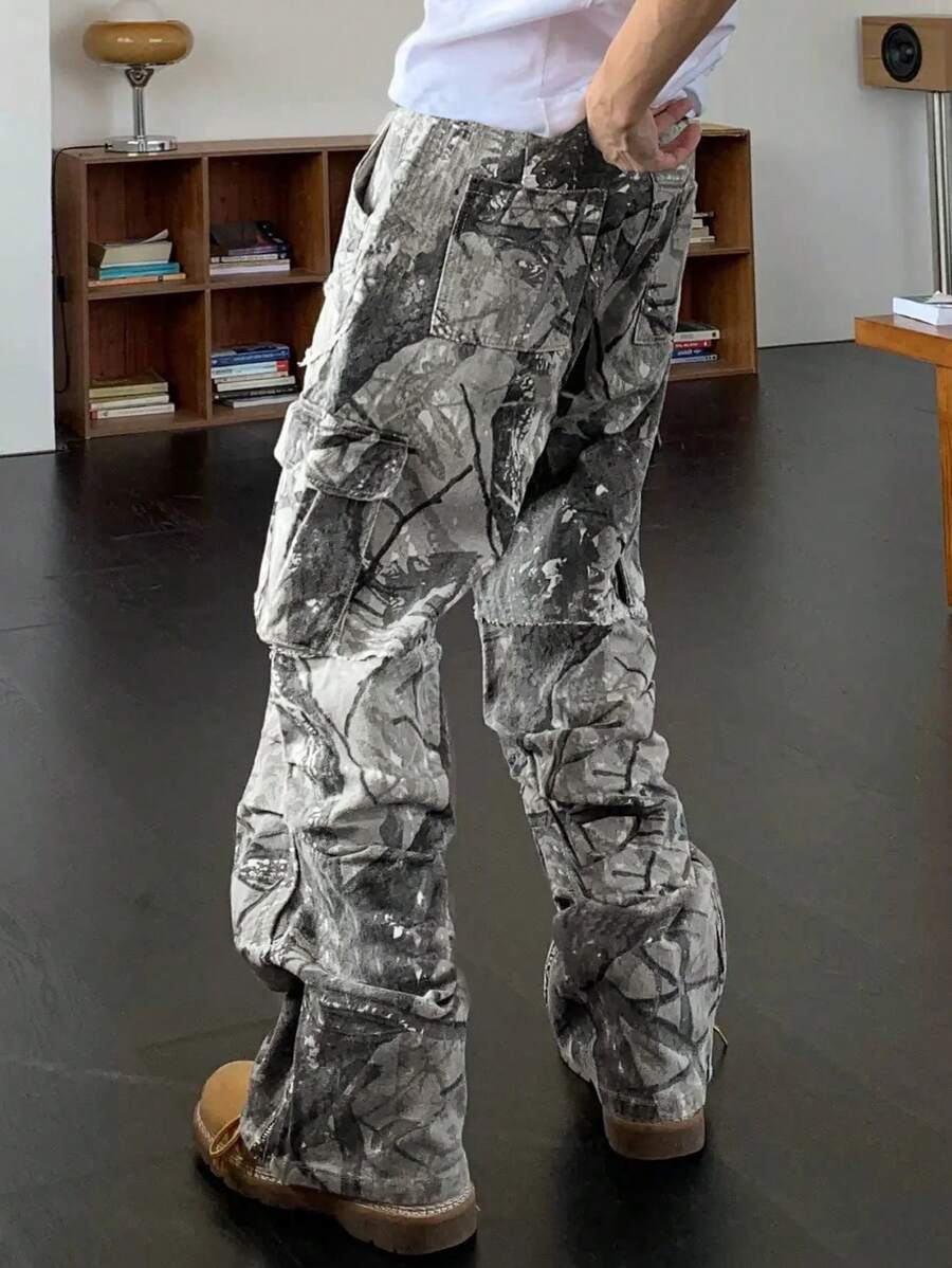 Herren Mode Cargo-Hose mit Bla – Men'S Fashion Trousers Bewertung und Preis