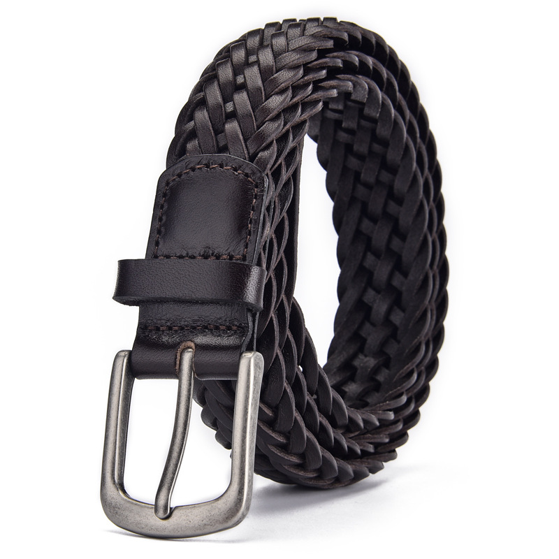 2025 männer Echtes Rindsleder  – Leather Belt Braided Bewertung und Preis